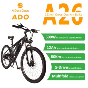 26 Inch CE US Market Standard 500W Electric Bicycle for City Mountain Road