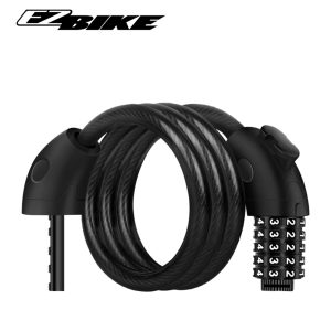 Anti-theft Combination e bike lock with mounting